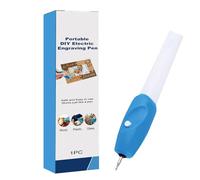 Electric Engraving Pen - Portable Jewelry Etching Tool | Rotary Engraver Machine for Glass Metal, Handheld Wood Leather Carver, Multi- Stone Resin DIY, Precision Crafting Accessory