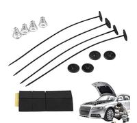 Electric Fan Mounting Kit, Radiator Cooling Parts, Automotive Shockproof Hardware, General Fastener Set with Foam Pads and Zip Ties, Ideal para vehículos RV Truck Trailer Use