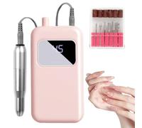 Electric File for Nails | Stable Pocket-Sized Tool | Nail File Machine for Shaping,for Beginners Mother Girlfriend Salon Practice Home Travel