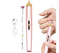 Electric Filer For Nail - Professional Nail File Manicure Pedicure Portable Grinder | Ergonomic Polishing Tool | Five-in- Nail Filer With Light | High Speed Filer Polisher For Families, Friends,