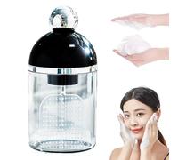 Electric Foam Maker for Face Wash, Electric Facial Cleanser Foam Cup, Portable Bubble Maker, 20s Quickly Foaming Electric Rich Foam Bottle, Deep Skincare Cleaner Tool for Home & Travel (Black)