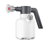 Electric Foam Sprayer, 2L High-Pressure Foamer, 10.83x8.46 Inches PE Car Wash Sprayer with Rechargeable Build, Powerful Design Accent, Outdoor Indoor Accessory for Garden Patio Yard Lawn Fertilizing