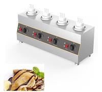 Electric Food Sauce Warmer Heater,Sauce Insulation Machine,Capable Of Dry Burning And Heating,86-185℉ Adjustable,Suitable For Insulation/Heating Chocolate Sauce, Jam, And Various Sauces, LJJY-KK, a