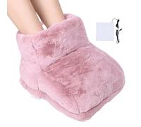 Electric Foot Warmer, Heated Foot Rest for Winter, Foot Warmer with Adjustable Settings, Portable Heated Foots Muff 11.81x9.84x9.84 Inches for Men, Women, Home, Winter (Multicolor)