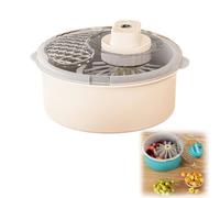 Electric Fruit Cleaner Spinner, Salad Spinner and Produce Washer (White)