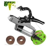 Electric Garden Plant Tying Machine, with 2 Rolls of Binding Thread and U-Shaped Bayonet, Diameter 45mm，6000-Time, Ideal for Grapes, Raspberries, and Tomatoes