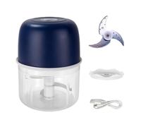 Electric Garlic Chopper | Cordless Food Processor | Wireless Electric Portable Automatic Multifunctional Processor For Kitchen Vegetable Onion Food Ginger Cooking