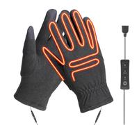 Electric Gloves Heated, Temperature Settings Warm, Touch Screen Compatible