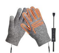 Electric Gloves Heated, Temperature Settings Warm, Touch Screen Compatible | Heating Gloves for Ski Snowboard Winter Outdoor Sports Men Women Cycling Hiking Hunting Fishing Motorcycle Running