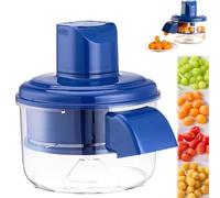 Electric Grape Peeling Machine, Grape Peeler Automatic Peeler, Electric Grapes Peelers Automatic Small Fruit Tomato Peelers Tool For Grapes, Cherry Tomatoes (Blue)
