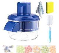 Electric Grape Peeling Machine, Grape Peeler Machine, Automatic Small Fruit Tomato Peeler Tool, Rechargeable Commercial Smart Fruit Machine for Grapes, Cherry (Blue)