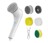 Electric Grill Brush, Cordless BBQ Cleaner, Rechargeable Power Scrubber, 9.57x2.83x3.74 Inches Waterproof Cleaning Tool, Ideal for Kitchen, Oven, Automotive, Floor, Restaurant and Bathtub Use