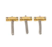 Electric Guitar Brass Bass Bridge Saddle | 3Pcs Replacement Set for Enhanced Tone & Stability | Brass Saddle for Electric/Acoustic Guitars