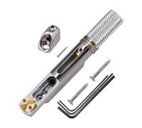 Electric Guitar Bridge - Reemplazo del dispositivo de cuerda sin cabeza, segundo puente dividido, parte de la guitarra Saddletail | Puentes para instrumentos de cadena eléctrica para la fase de
