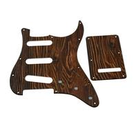 Electric Guitar Pickguard Golpeador de plástico for guitarra, cubierta Trem y tornillos, varios colores(Color3)