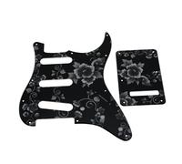 Electric Guitar Pickguard Golpeador de plástico for guitarra, cubierta Trem y tornillos, varios colores(Color2)