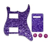 Electric Guitar Pickguard Instrument Parts 1 Juego De Golpeador De Guitarra Eléctrica Placa Rascadora Bobina Humbucker HH Para Piezas De Guitarra ST(4Ply14)