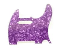 Electric Guitar Pickguard Instrument Parts 1 Uds Guitarra Estilo TL Golpeador De 3 Capas 8/10 Orificios Con Tornillo Para Guitarra Eléctrica TL 12 Colores(Purple)
