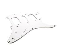 Electric Guitar Pickguard Instrument Parts 10 Uds. Golpeador De Guitarra Eléctrica De 11 Agujeros 3 Capas HSH Golpeador De Guitarra Placa De Rascado Guitarra Eléctrica FD/ST(White)
