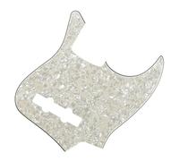 Electric Guitar Pickguard Instrument Parts Golpeador De Bajo Eléctrico Para JB, Placa Antiarañazos Con Tornillos De Golpeador Para Piezas De Bajo De 4 Cuerdas, 1 Ud.(Aged)
