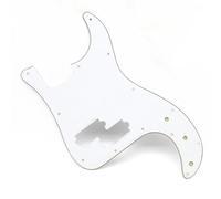 Electric Guitar Pickguard Instrument Parts Golpeador De Guitarra De 3 Capas Golpeador De Guitarra Eléctrica De PVC, Placa Rascadora Para Bajo PB Pieza De Guitarra De 9/11/13 Agujeros 1 Uds(White 13Hol