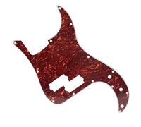 Electric Guitar Pickguard Instrument Parts Golpeador De Guitarra De 3 Capas Golpeador De Guitarra Eléctrica De PVC, Placa Rascadora Para Bajo PB Pieza De Guitarra De 9/11/13 Agujeros 1 Uds(Brown 13Hol