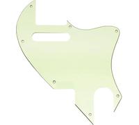 Electric Guitar Pickguard Instrument Parts Golpeador De Guitarra De 4 Capas Perla Negra 7 Agujeros Para Híbrido Con Agujero F Para Guitarra Eléctrica Estilo TL Pastilla De Bobina Única(3Ply4)