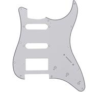 Electric Guitar Pickguard Instrument Parts Golpeador De Guitarra SSH De 11 Agujeros Placa Rascadora Para Guitarras Eléctricas ST/SQ Golpeador De Guitarra De Repuesto De Celuloide De PVC(White)