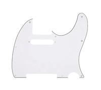 Electric Guitar Pickguard Instrument Parts Golpeador Envejecido De 3 Capas Para Guitarra, Instrumento Musical Envejecido, Accesorios De Piezas De Guitarra(White)