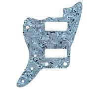 Electric Guitar Pickguard Instrument Parts Golpeador - Para Left Hande US 13 Tornillos Con Orificios Golpeador De Guitarra Eléctrica Con Reemplazo De Pastillas Sin Controles Superiores(White)