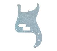 Electric Guitar Pickguard Instrument Parts Guitarra Eléctrica - Para Fd Standard P Bajo Golpeador Placa Rayada Patrón De Llama(White)