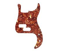 Electric Guitar Pickguard Instrument Parts Guitarra Eléctrica - Para Fd Standard P Bajo Golpeador Placa Rayada Patrón De Llama(Trotoise 2)