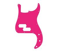 Electric Guitar Pickguard Instrument Parts Guitarra Eléctrica - Para Fd Standard P Bajo Golpeador Placa Rayada Patrón De Llama(Pink)