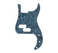 Electric Guitar Pickguard Instrument Parts Guitarra Eléctrica - Para Fd Standard P Bajo Golpeador Placa Rayada Patrón De Llama(Black)