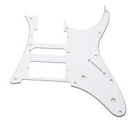 Electric Guitar Pickguard Instrument Parts HSH-golpeador De Guitarra Eléctrica Accesorios Humbucker Placa Rayada De Repuesto Adecuada Para 7V(White)