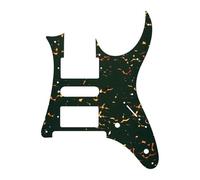 Electric Guitar Pickguard Instrument Parts Para Golpeador De Guitarra HSH Humbucker Pickup Scratch Plate Patrón De Llama Con Golpeador Y 10 Montajes(4Ply4)