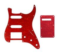 Electric Guitar Pickguard Instrument Parts Piezas De Guitarra Eléctrica Para Golpeador De Guitarra Humbucker HSS De 11 Agujeros Placa Trasera Para Rascar(4Ply14)