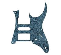 Electric Guitar Pickguard Instrument Parts Piezas De Guitarra Eléctrica Para Golpeador Humbucker HSH Pickup Scratch Plate Opciones Multicolores(Pearlescent3)