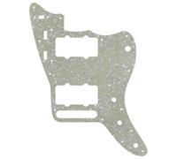 Electric Guitar Pickguard Instrument Parts Piezas De Guitarra - Para Guitarra Eléctrica De Repuesto Con Placa Rayada Y Golpeador Con Tornillo De 13 Orificios(White)