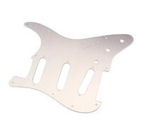 Electric Guitar Pickguard Instrument Parts Protector De Panel De Guitarra Eléctrica ST/SQ, Panel Protector De Guitarra Frontal De Tres Guitarras Individuales(White)
