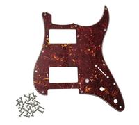 Electric Guitar Pickguard Protector de guitarra eléctrica 11 orificios, adecuado for accesorios estilo moderno estándar, varios colores for elegir(Red 4ply)