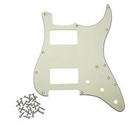 Electric Guitar Pickguard Protector de guitarra eléctrica 11 orificios, adecuado for accesorios estilo moderno estándar, varios colores for elegir(Green 3ply)