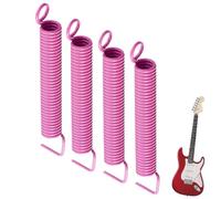 Electric Guitar Spring - 4 Pieces Silent Alloy Universal Springs - Tremolo Arm Tension Replacements for Guitarists, Luthiers, Practice, Music Travel, Holiday, Party, Studio, Stage, and Concert,