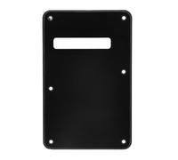 Electric Guitar Tremolo Cavity Cover | 2mm Thick Scratch Backplate for ST/SQ | Easy Install Plastic Back Plate (Negra)