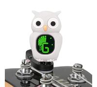 Electric Guitar Tuner - Tuner for Guitar, Chromatic Clip Guitar Tuner, Tuner for Guitar, Cartoon Owl Ukulele Tuner, Acoustic Guitar Tuner with LCD Display for Guitar, Bass, Ukulele, Violin