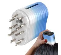 Electric Hair Oil Applicator | 2-in-1 Atomizing Massage Comb with Hair Oil Dispenser | Convenient Hair Oil Massager with Red Light for Dormitory and Travel Use