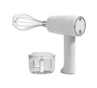 Electric Hand Mixer - USB Rechargeable Cordless 3-Speed Handheld Mixer