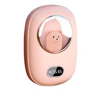 Electric Hand Warmer, Rechargeable Pocket Heater, 10000mah Long Battery Life, Adjustable 3-Level Temperature, Made of Abs Aluminum Alloy Material, 2.56x3.74x1.46in