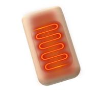 Electric Hand Warmers, 6000mAh Rechargeable Heated Device with 3-Level Adjustable Temperature, Portable Pocket Warmer for Working, Travel, Commuting, Winter Sports, Stadium Use, 9.5x5.5x3cm