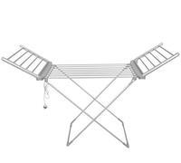 Electric Heated Clothes Airer,Heated Towel Rail,Constant Temperature Drying At 45-55 ° C,Waterproof Switch,X-Type Stable Standing,Suitable For Winter Use, LJJY-KK